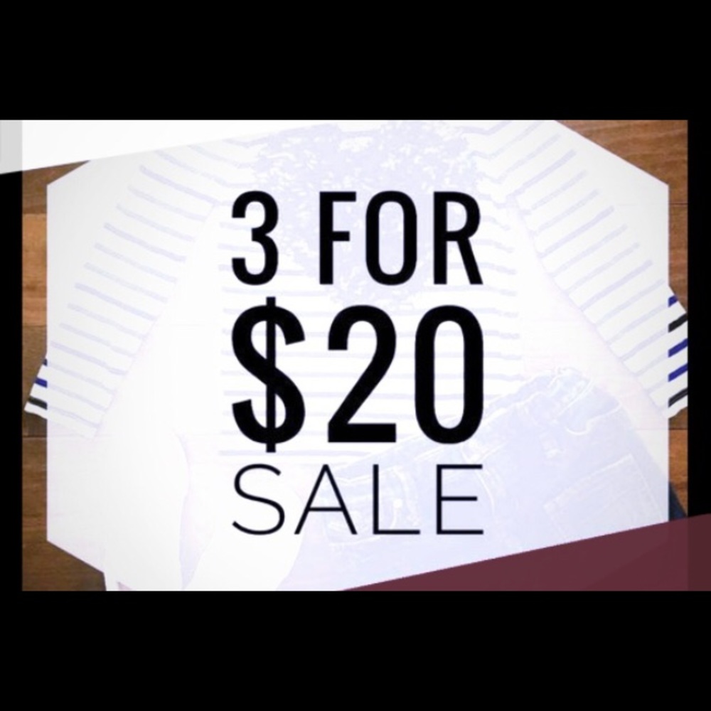 ⭐️3 for $20⭐️ bundle 3 items with ⭐️ for $20